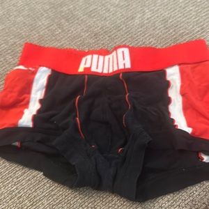 Worn Puma trunks
